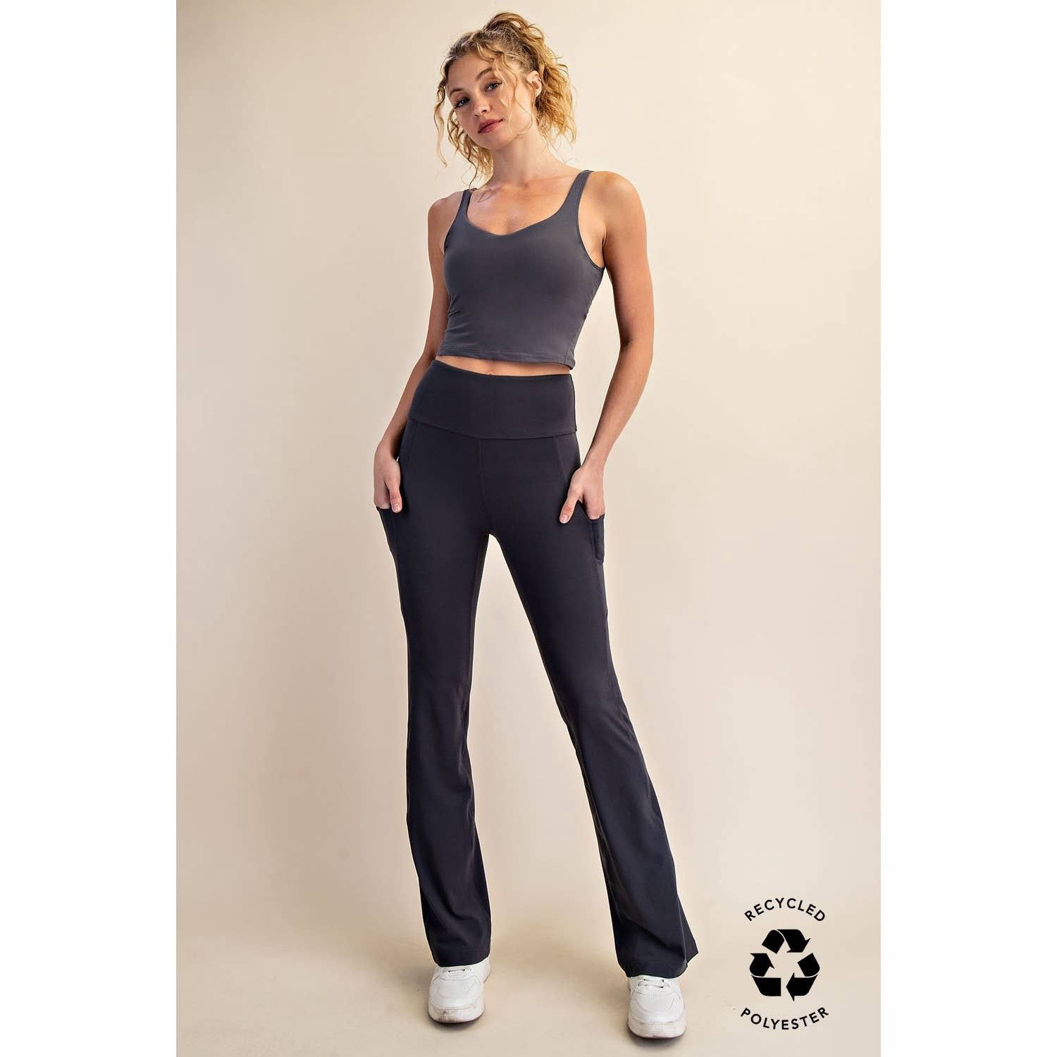 V NECK YOGA TOP