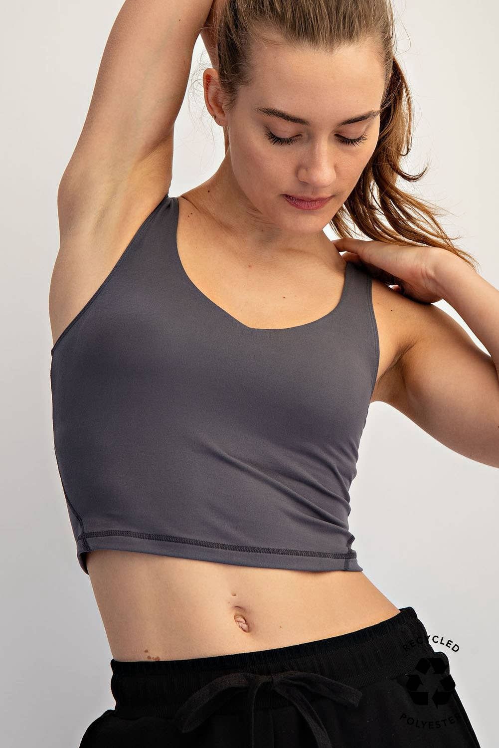 V NECK YOGA TOP