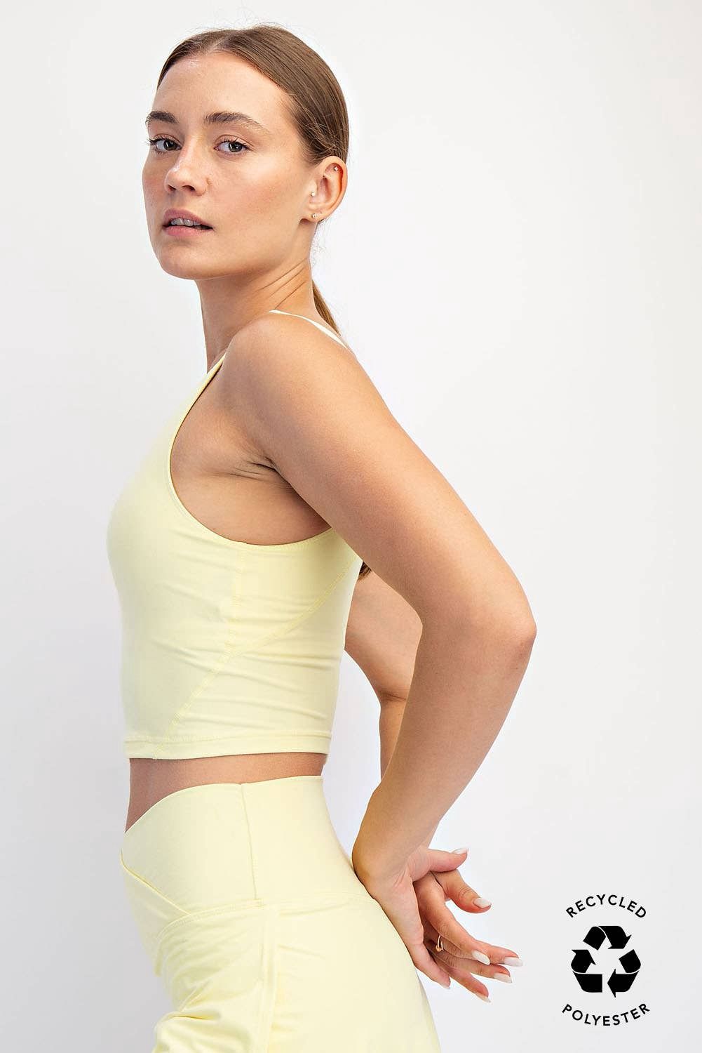 V NECK YOGA TOP