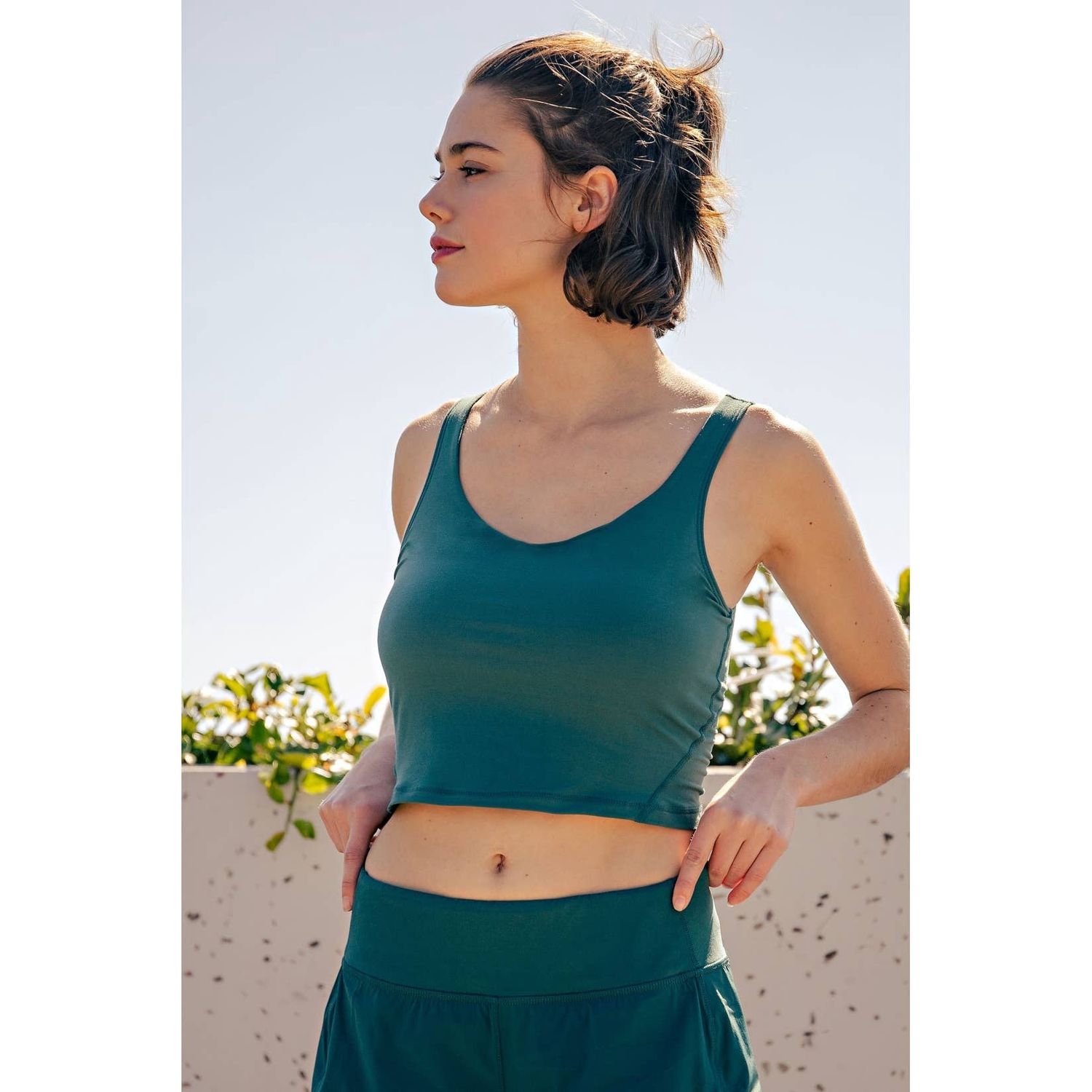 V NECK YOGA TOP