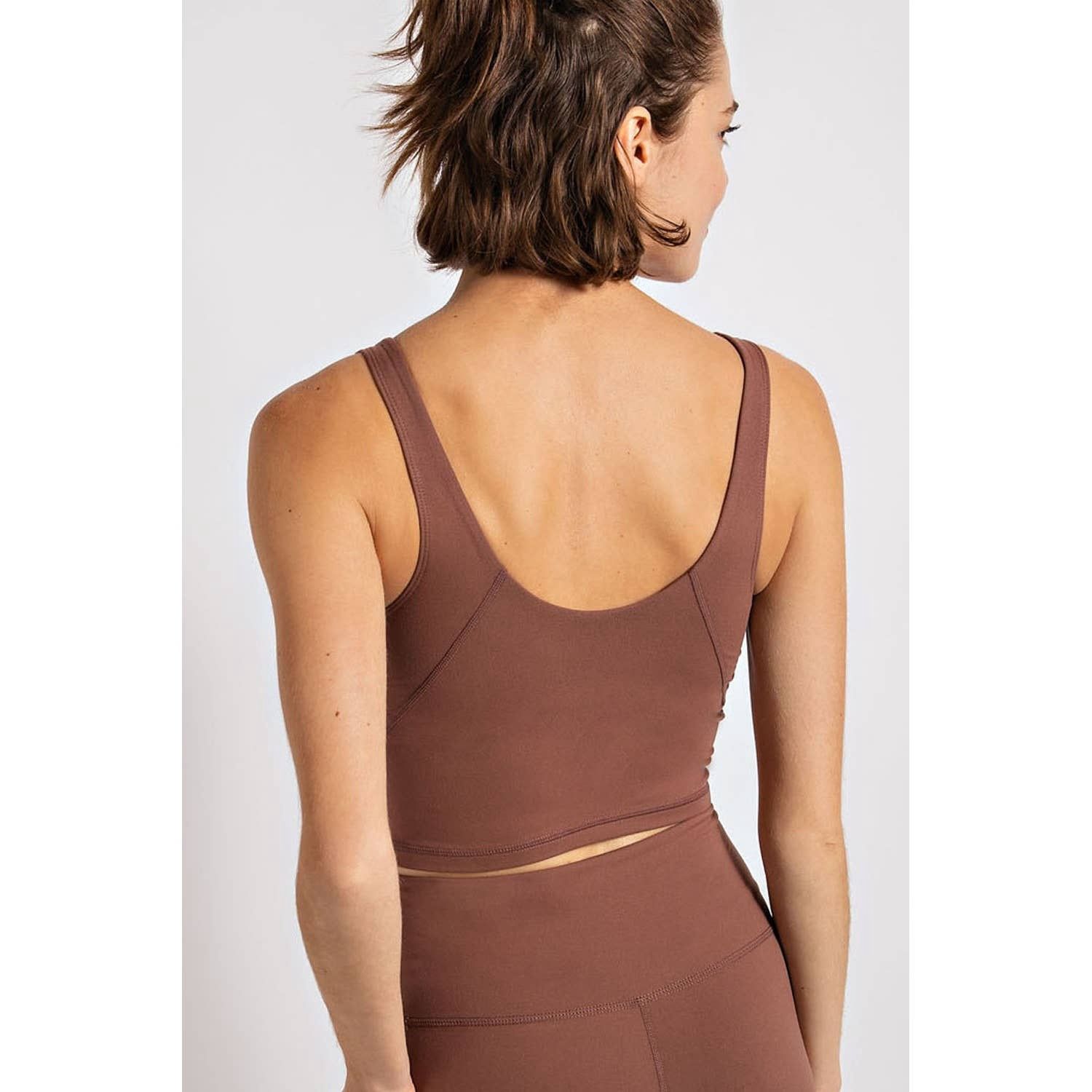 V NECK YOGA TOP