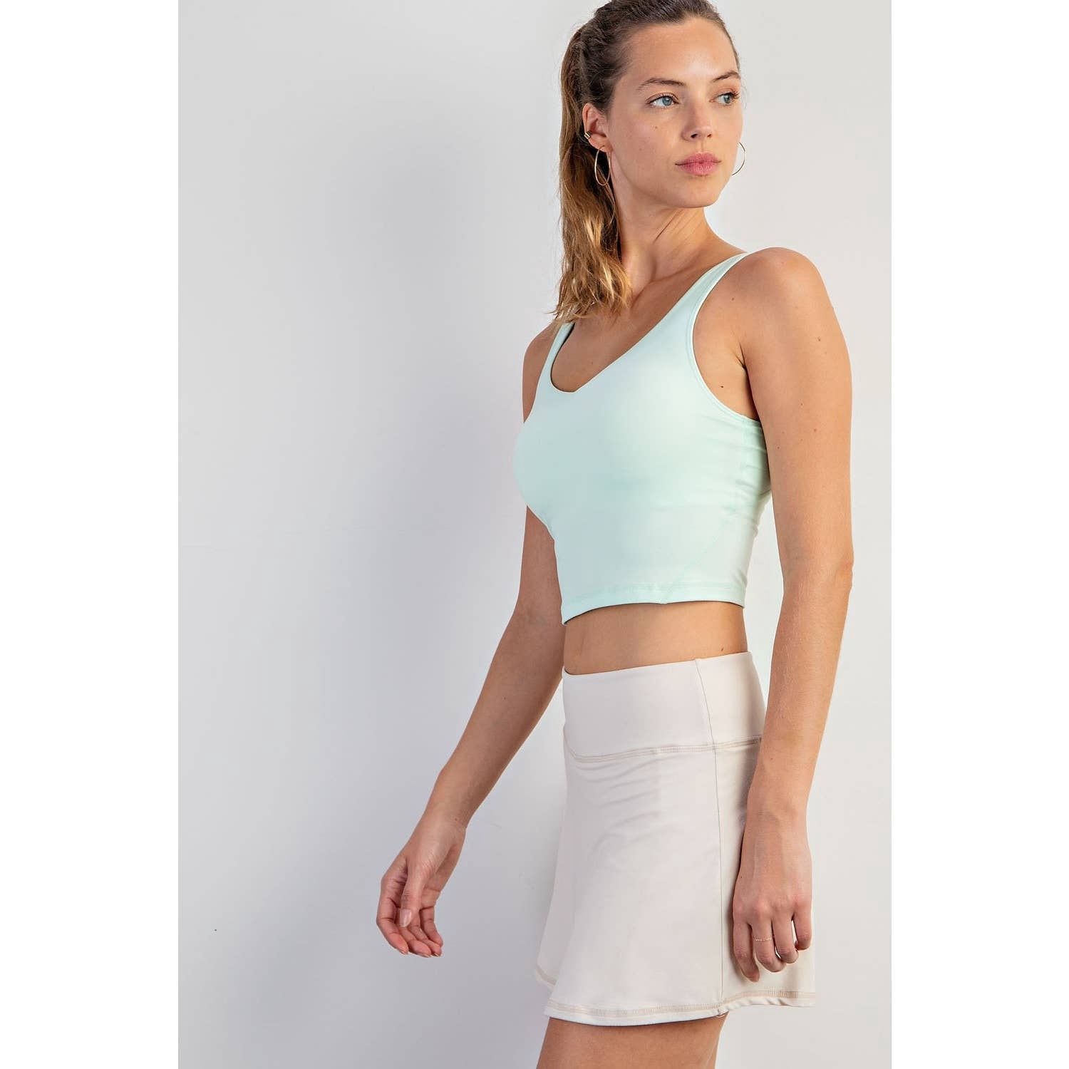 V NECK YOGA TOP