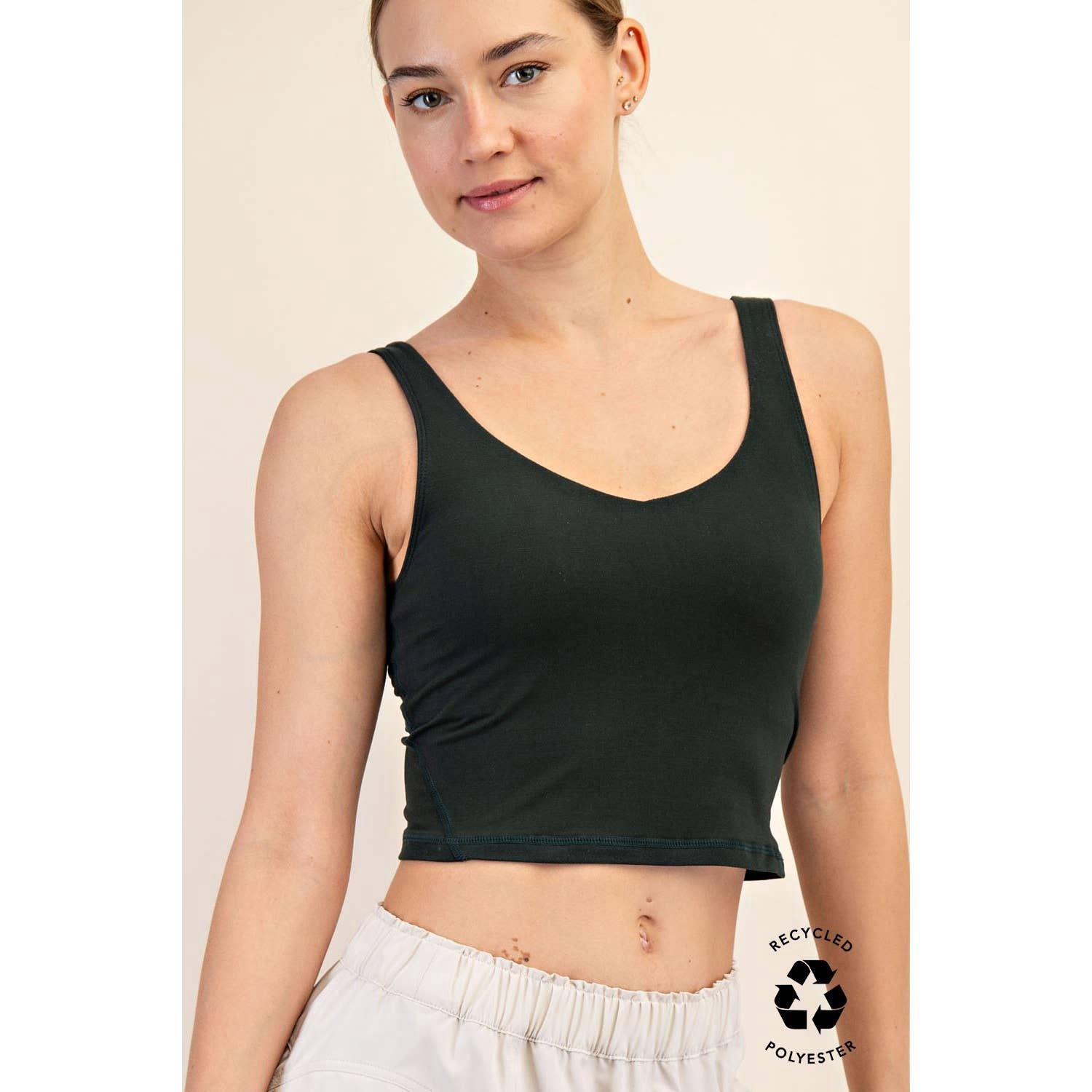 V NECK YOGA TOP