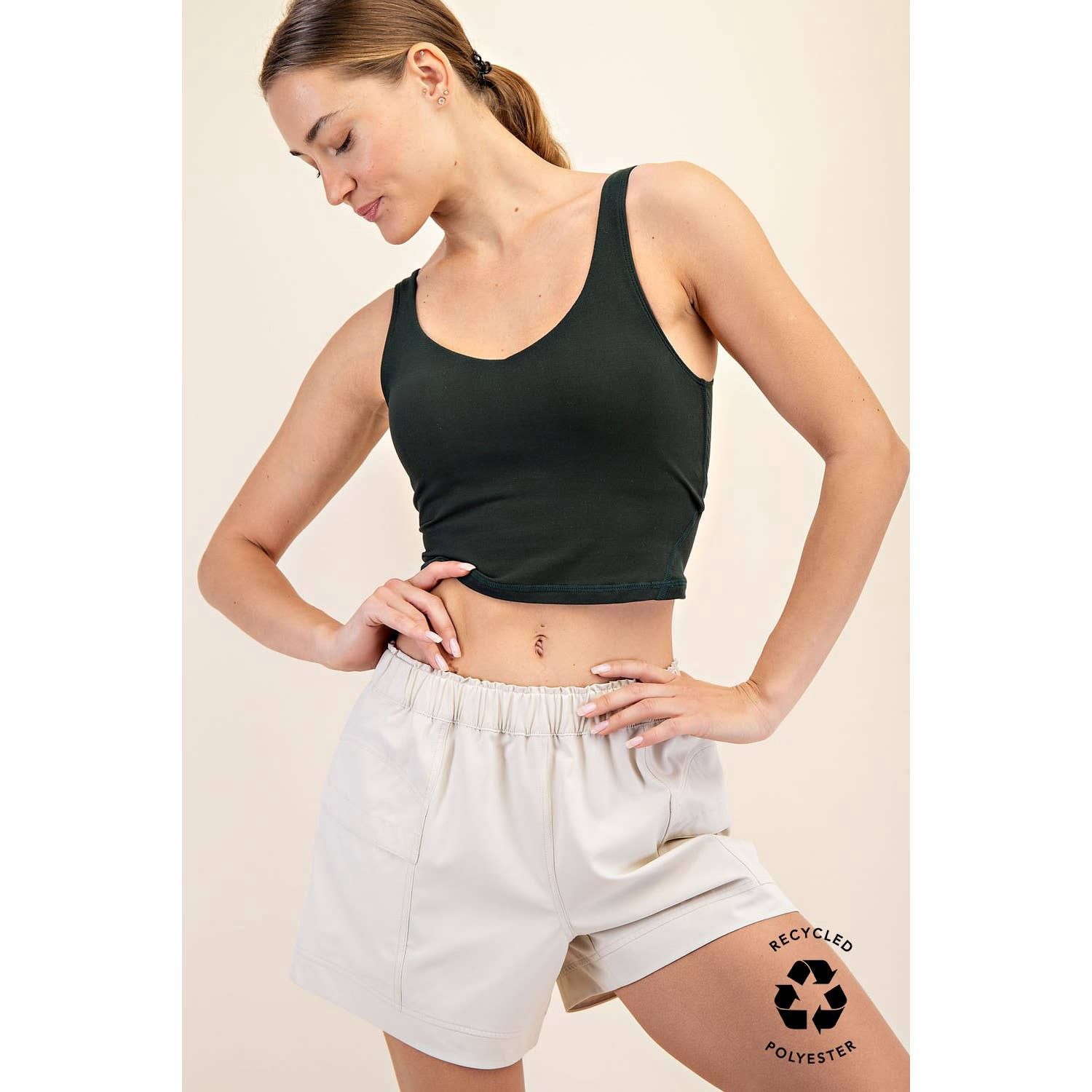 V NECK YOGA TOP