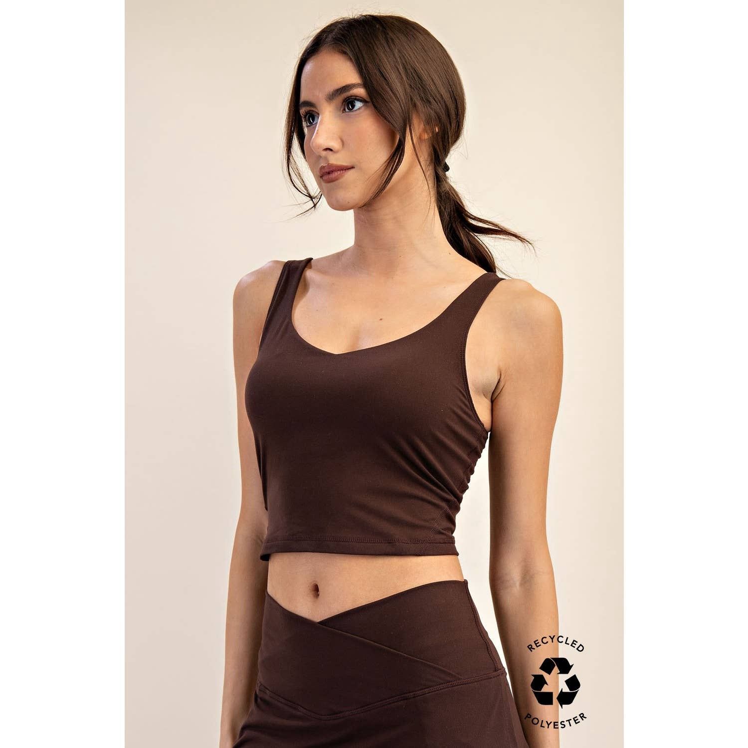 V NECK YOGA TOP