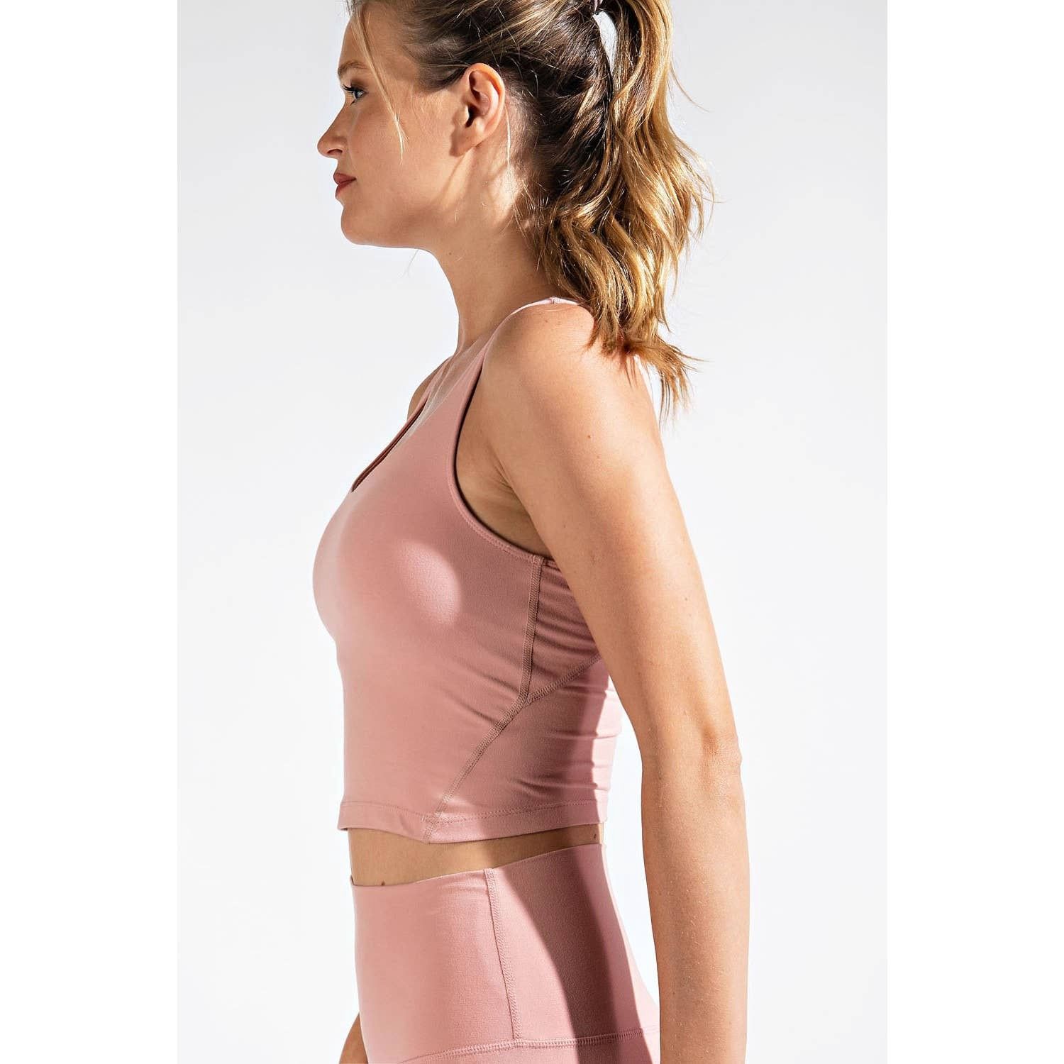 V NECK YOGA TOP
