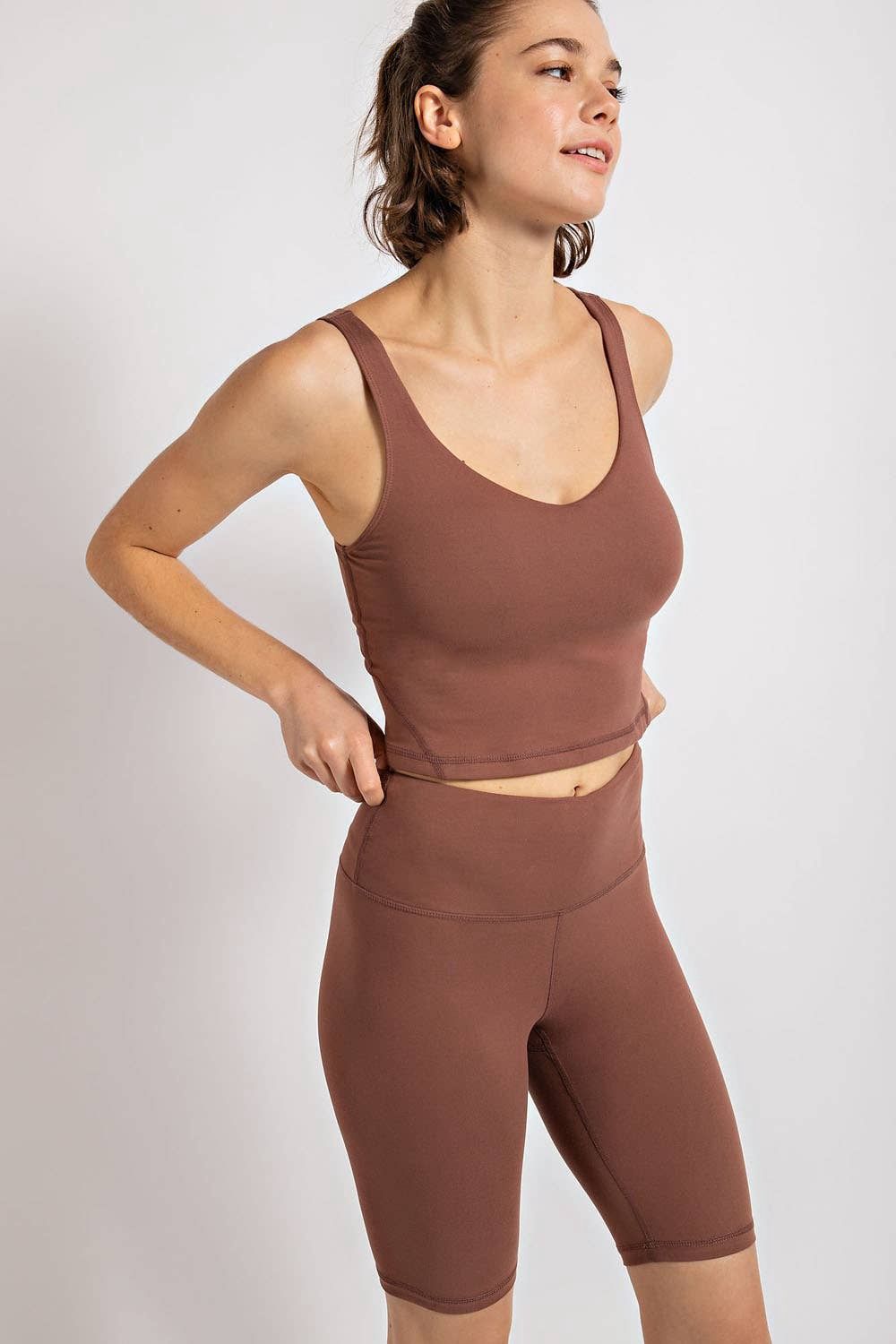 V NECK YOGA TOP