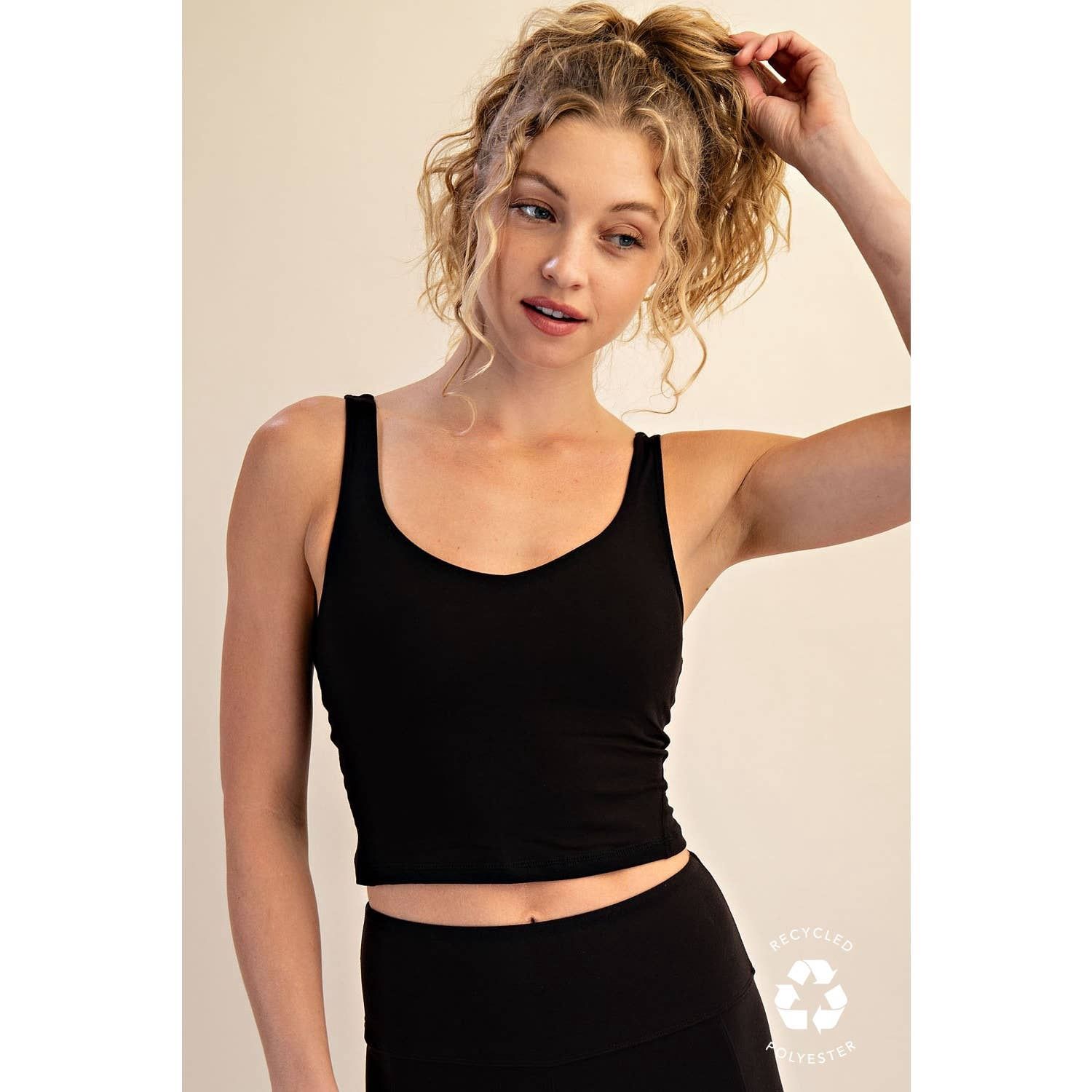 V NECK YOGA TOP