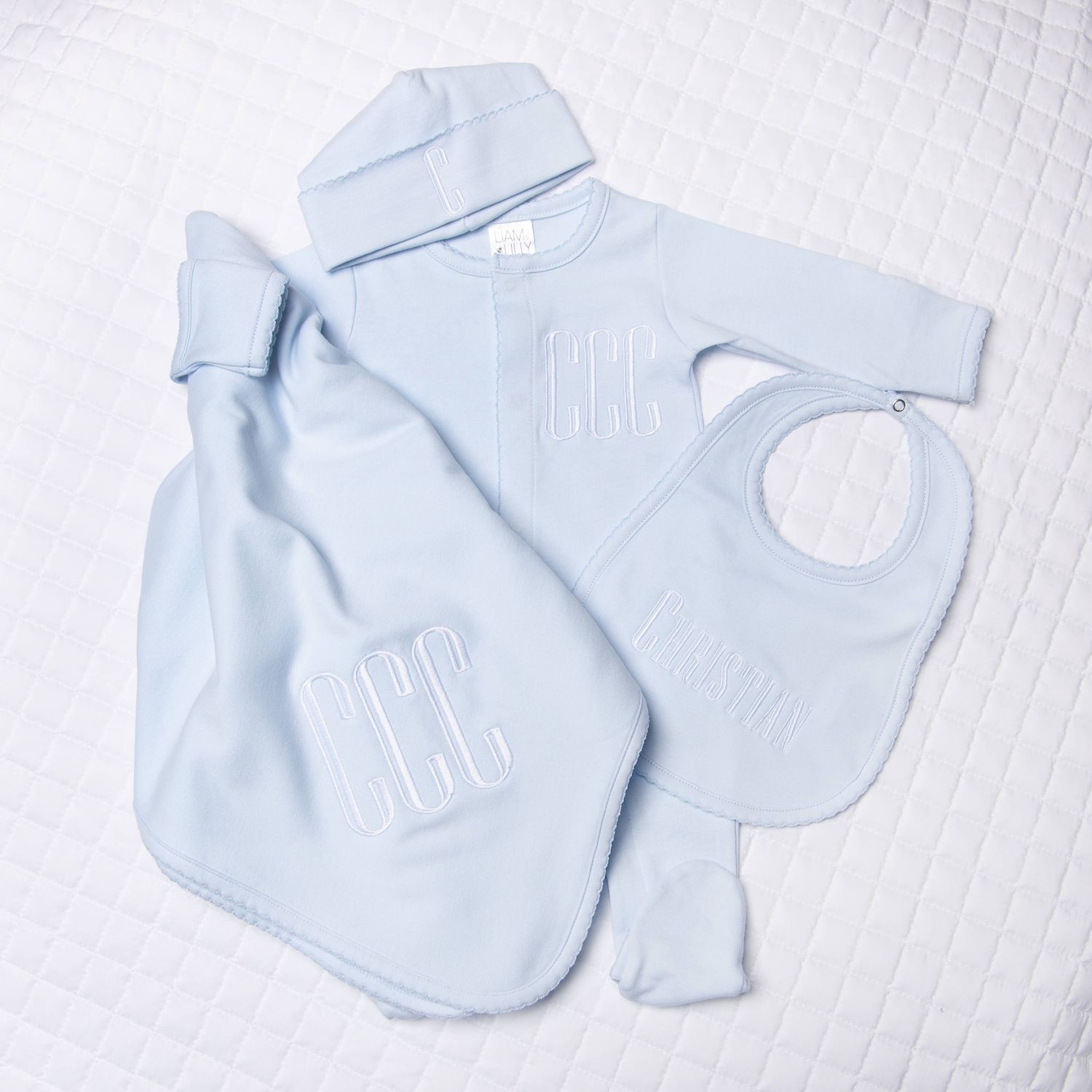 Essentials Solid Blue Footie
