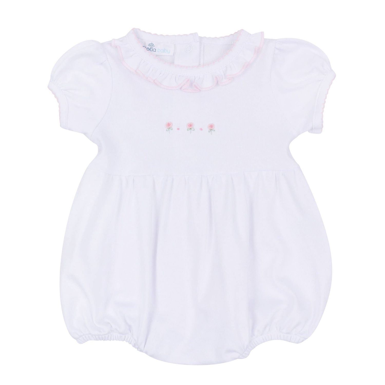 Juliette's Classics Ruffle Short Sleeve Bubble