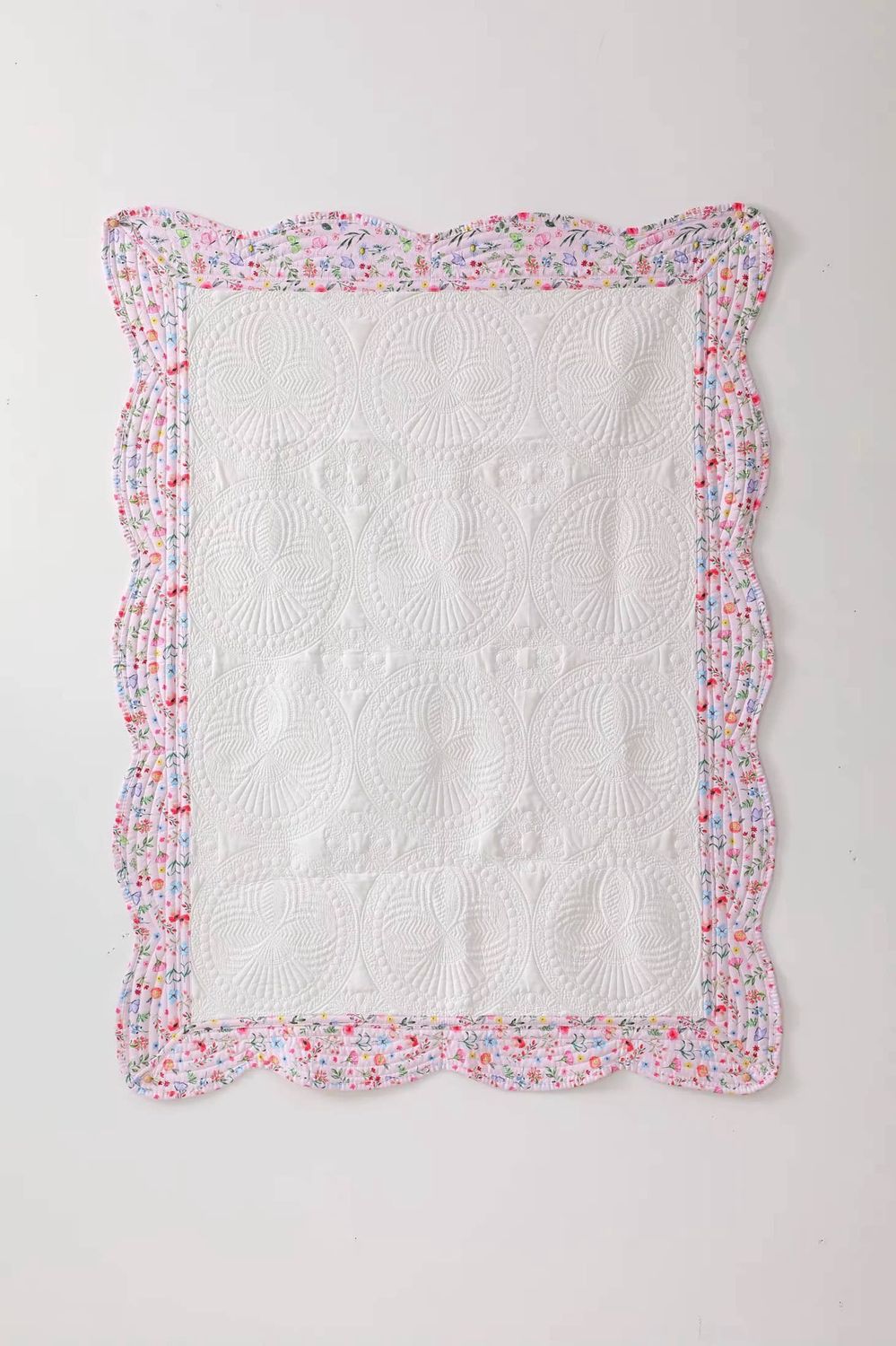 Heirloom Quilt - Baby Quilt Blanket Monogram