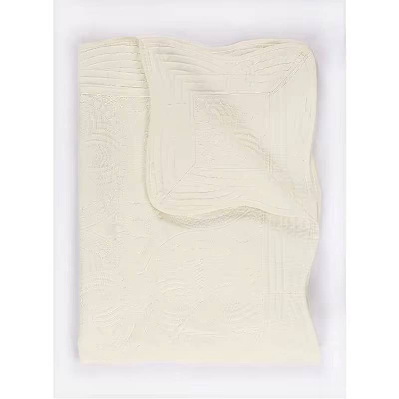 Heirloom Quilt - Baby Quilt Blanket Monogram