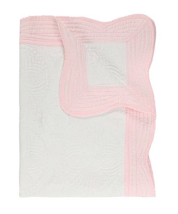 Heirloom Quilt - Baby Quilt Blanket Monogram