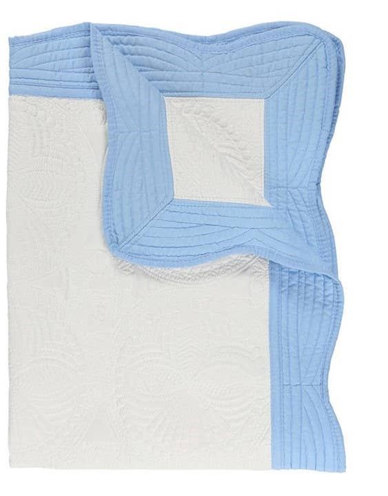 Heirloom Quilt - Baby Quilt Blanket Monogram
