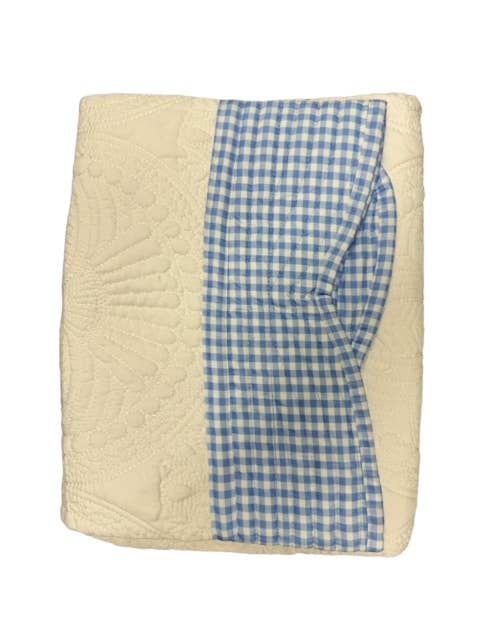 Heirloom Quilt - Baby Quilt Blanket Monogram