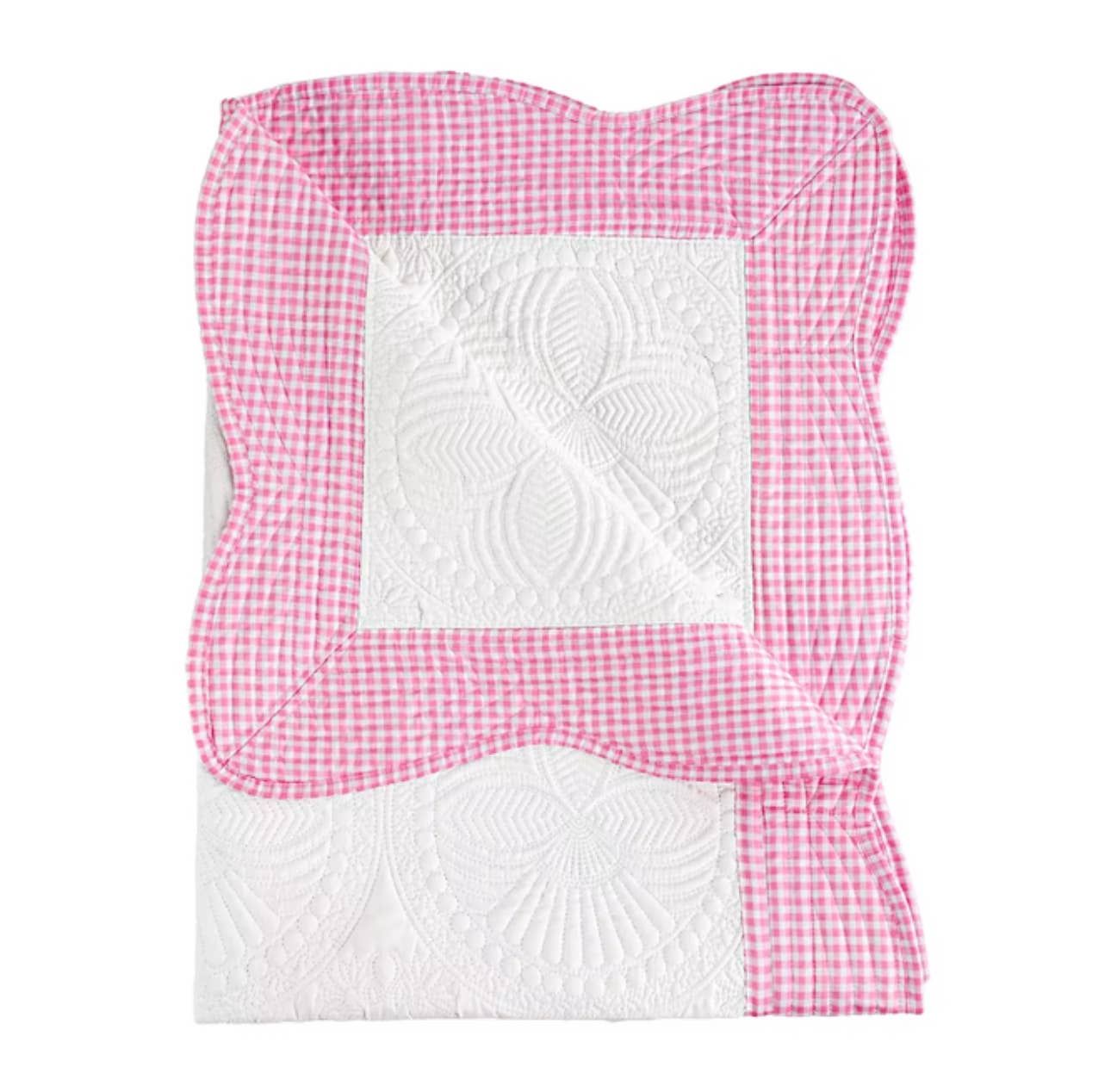 Heirloom Quilt - Baby Quilt Blanket Monogram