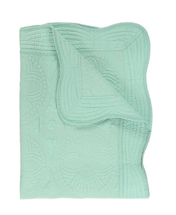 Heirloom Quilt - Baby Quilt Blanket Monogram