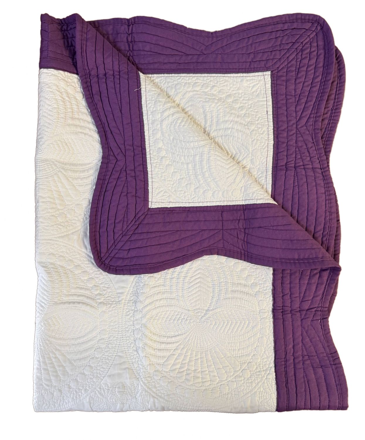 Heirloom Quilt - Baby Quilt Blanket Monogram