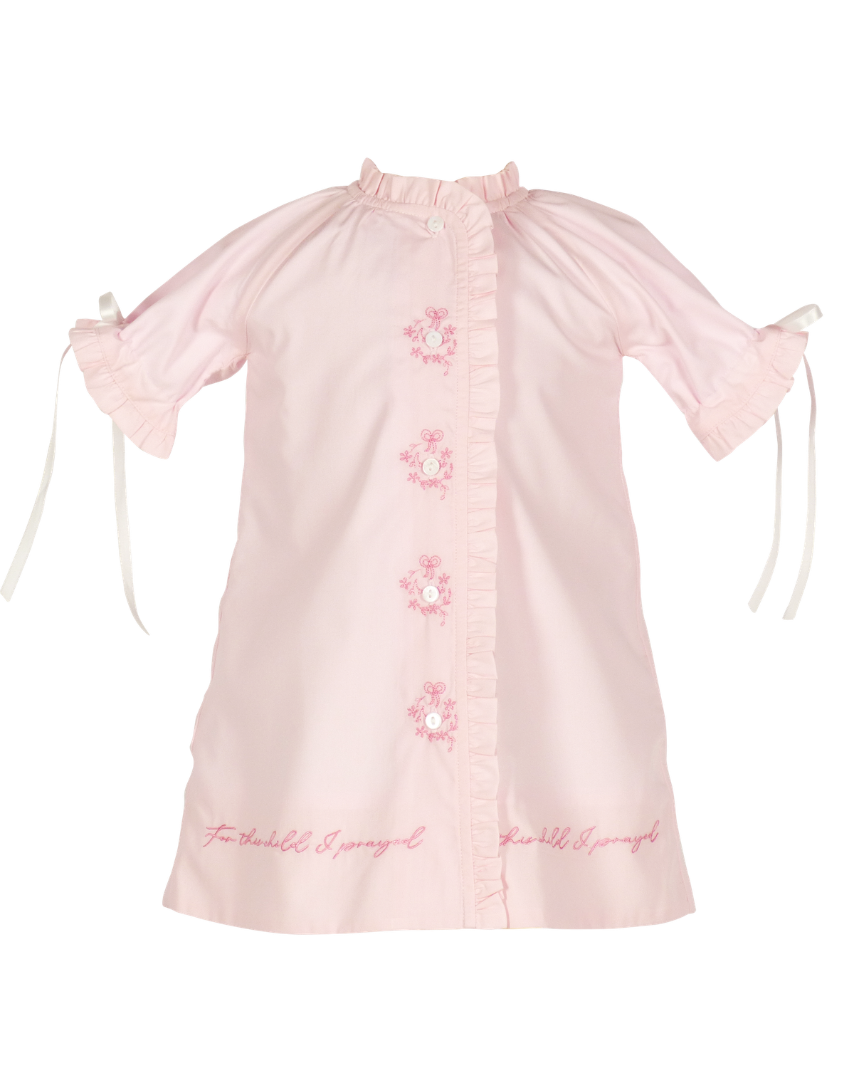 For This Child I Prayed Daygown: Pink, Size: Newborn