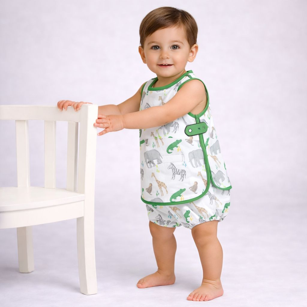 Zoo Animal Boy Diaper Set (Ships Now)