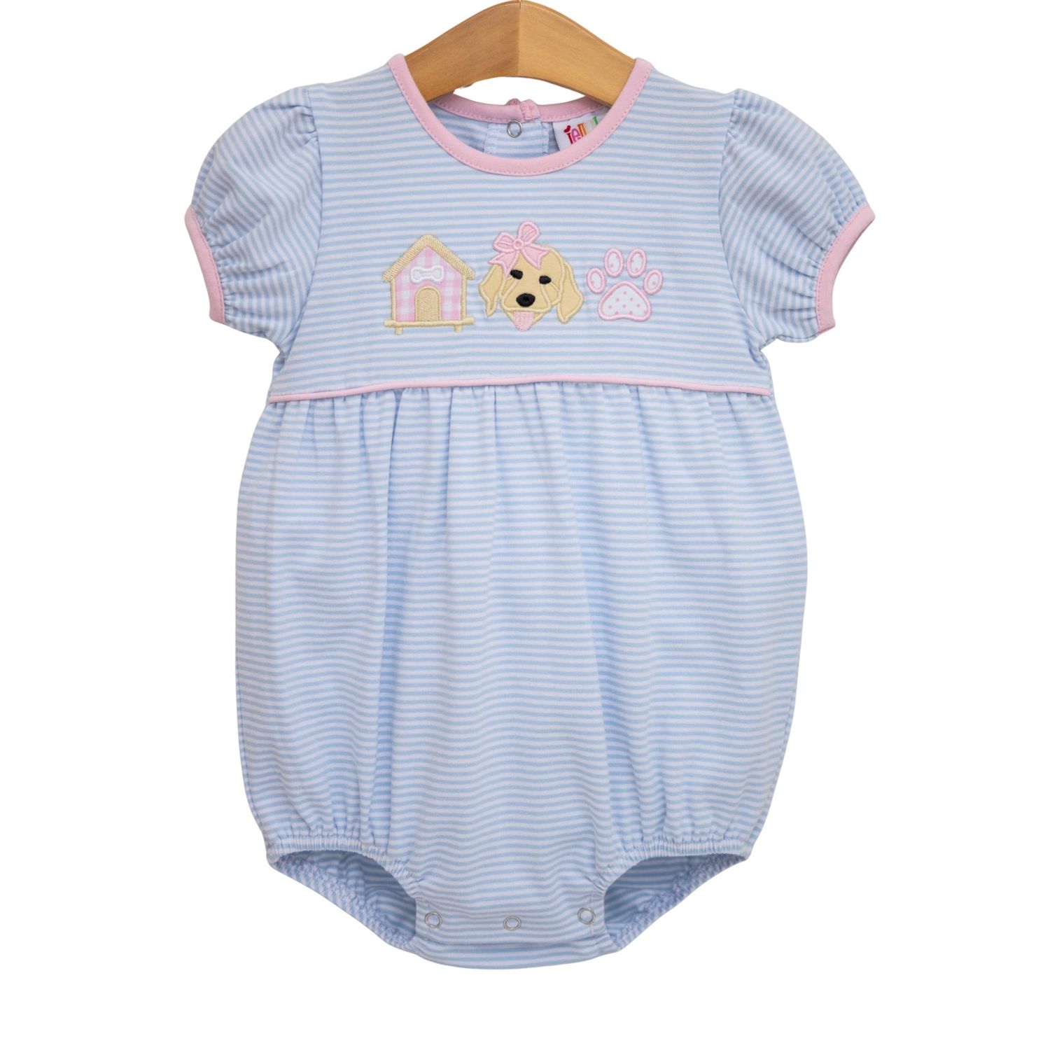 Pups &amp; Paws Bubble- Pink, Size: 18 Months