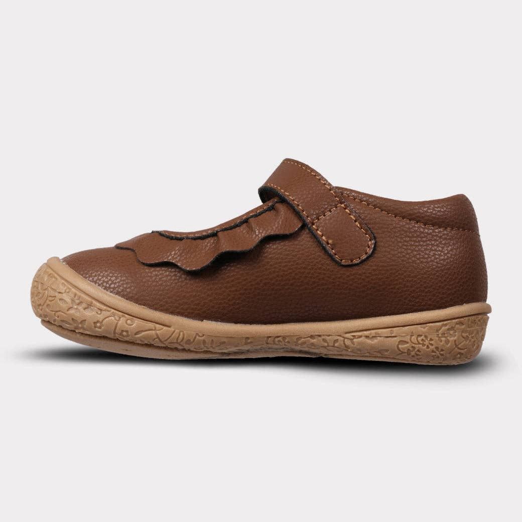 Amina Leather Girls Mary Jane Shoe
