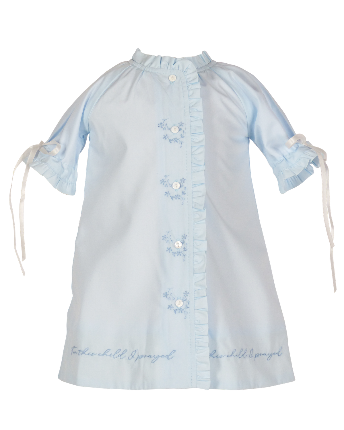 For This Child I Prayed Daygown: Blue