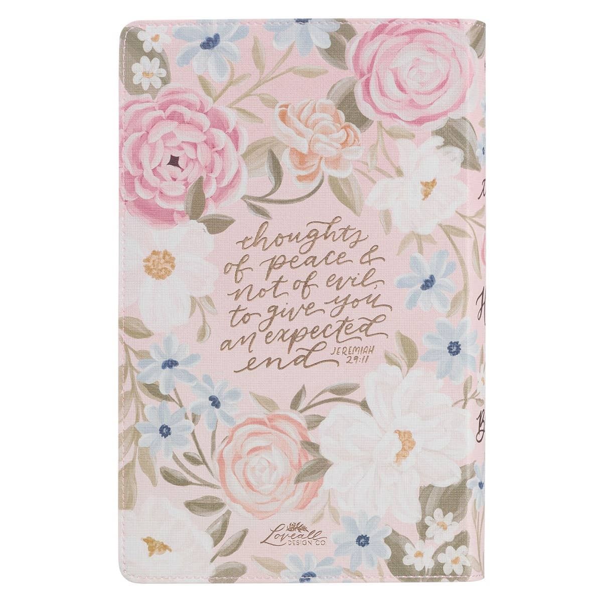 KJV Bible Giant Print Standard-size Faux Leather FloralPrint