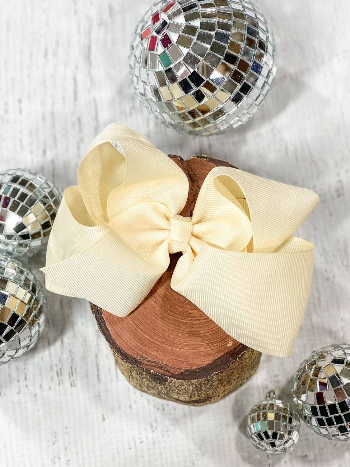 4.5" Classic Grosgrain Hair Bow | Alligator Clip, Satin Headband, or French Clip