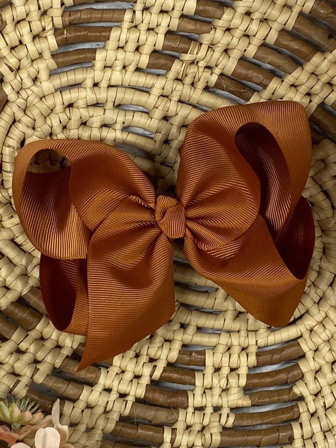 4.5" Classic Grosgrain Hair Bow | Alligator Clip, Satin Headband, or French Clip