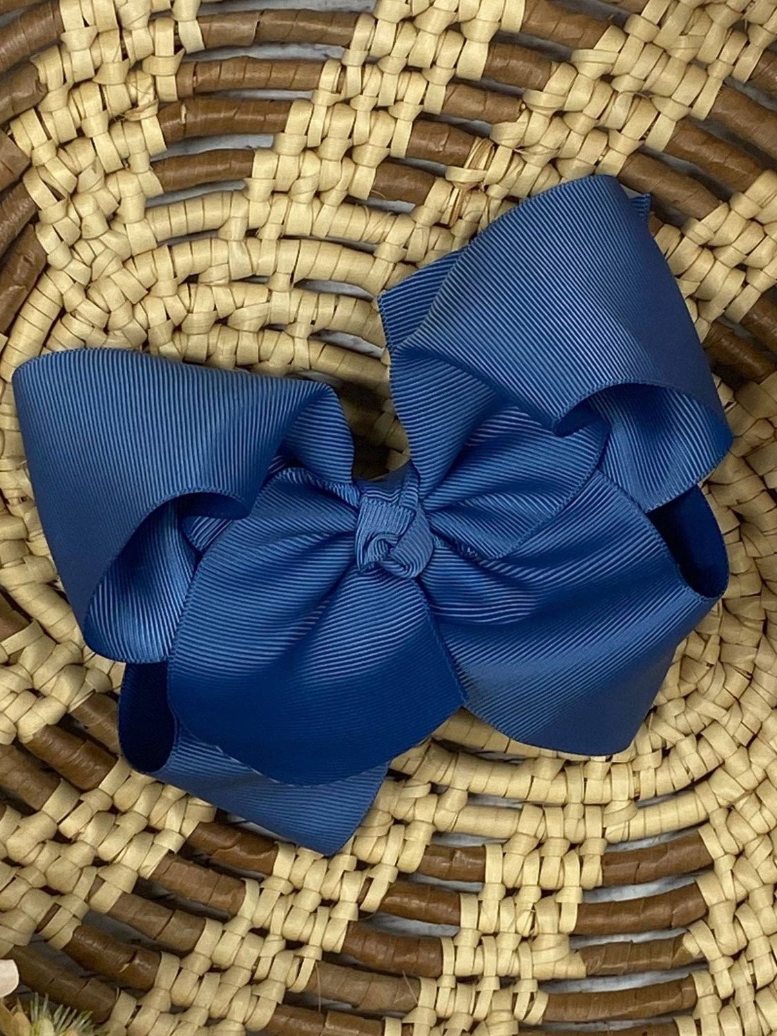 4.5" Classic Grosgrain Hair Bow | Alligator Clip, Satin Headband, or French Clip