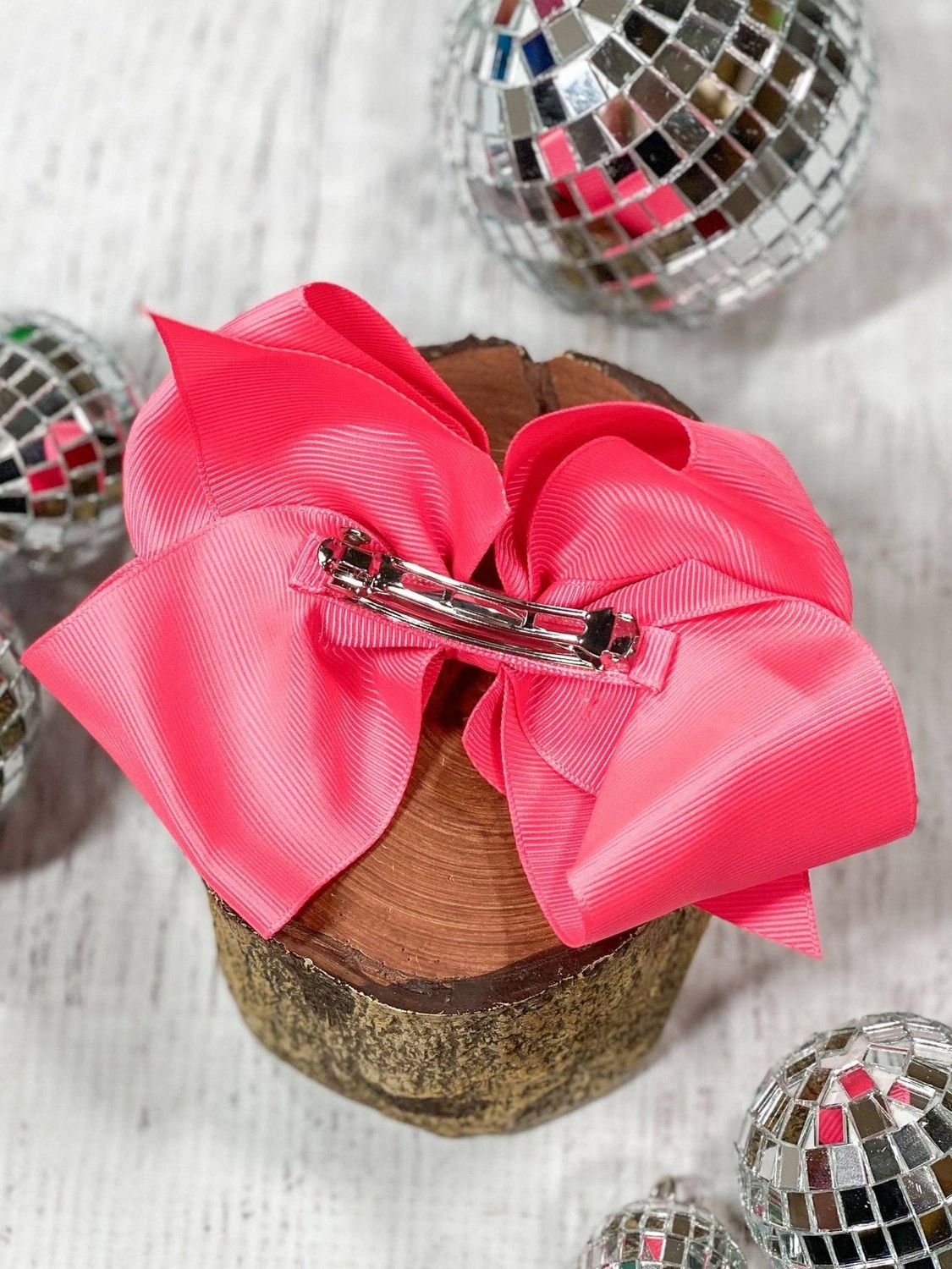 4.5" Classic Grosgrain Hair Bow | Alligator Clip, Satin Headband, or French Clip