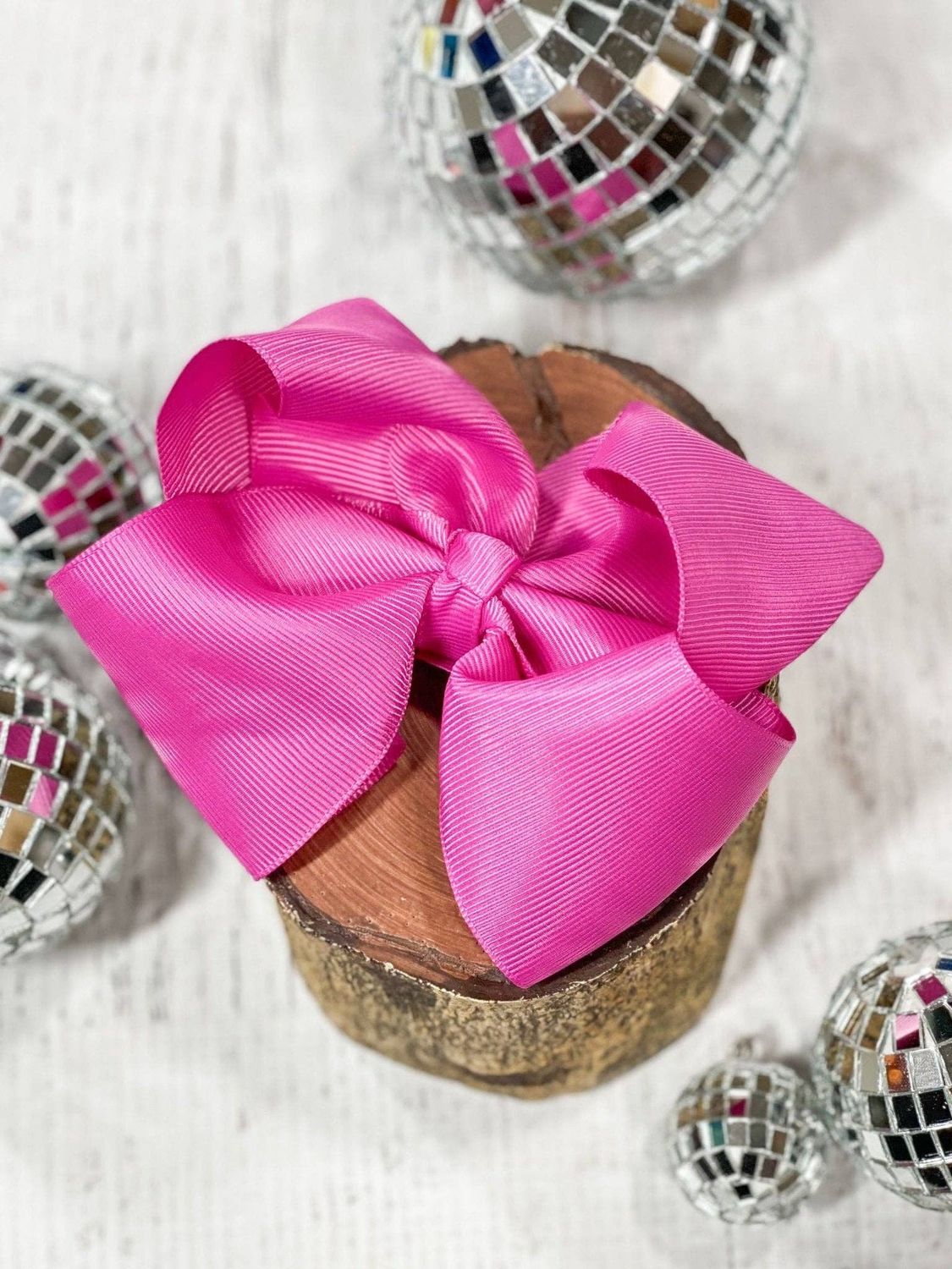 4.5" Classic Grosgrain Hair Bow | Alligator Clip, Satin Headband, or French Clip