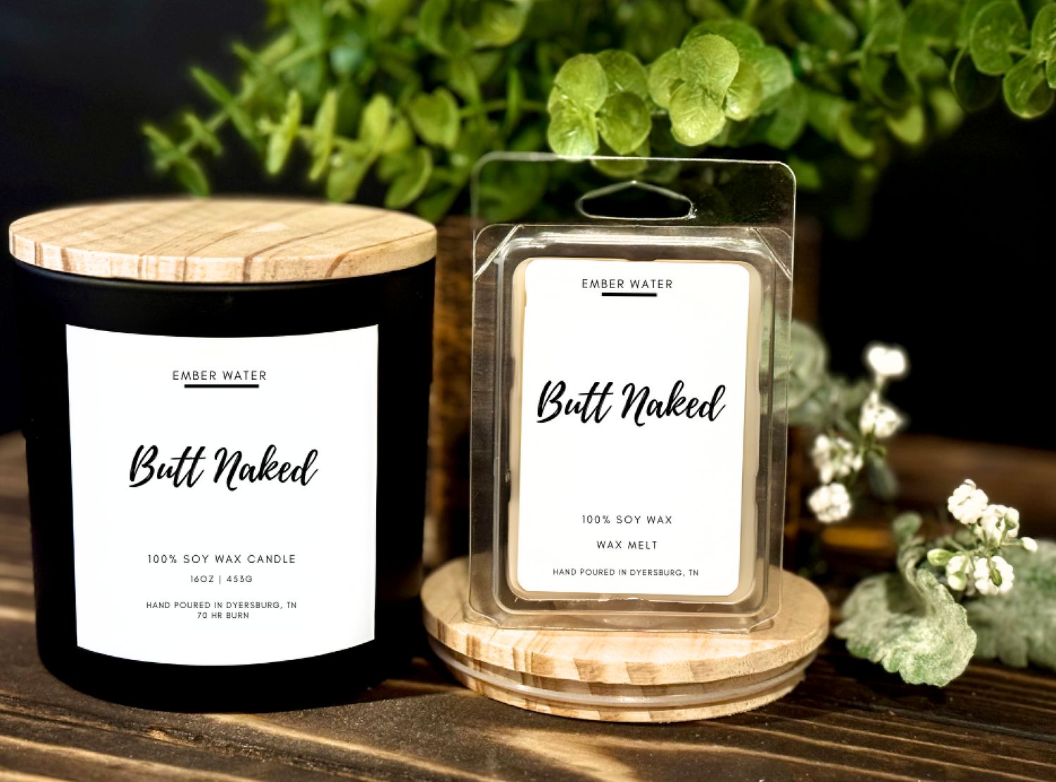 Butt Naked 16 oz 100% Soy Candle