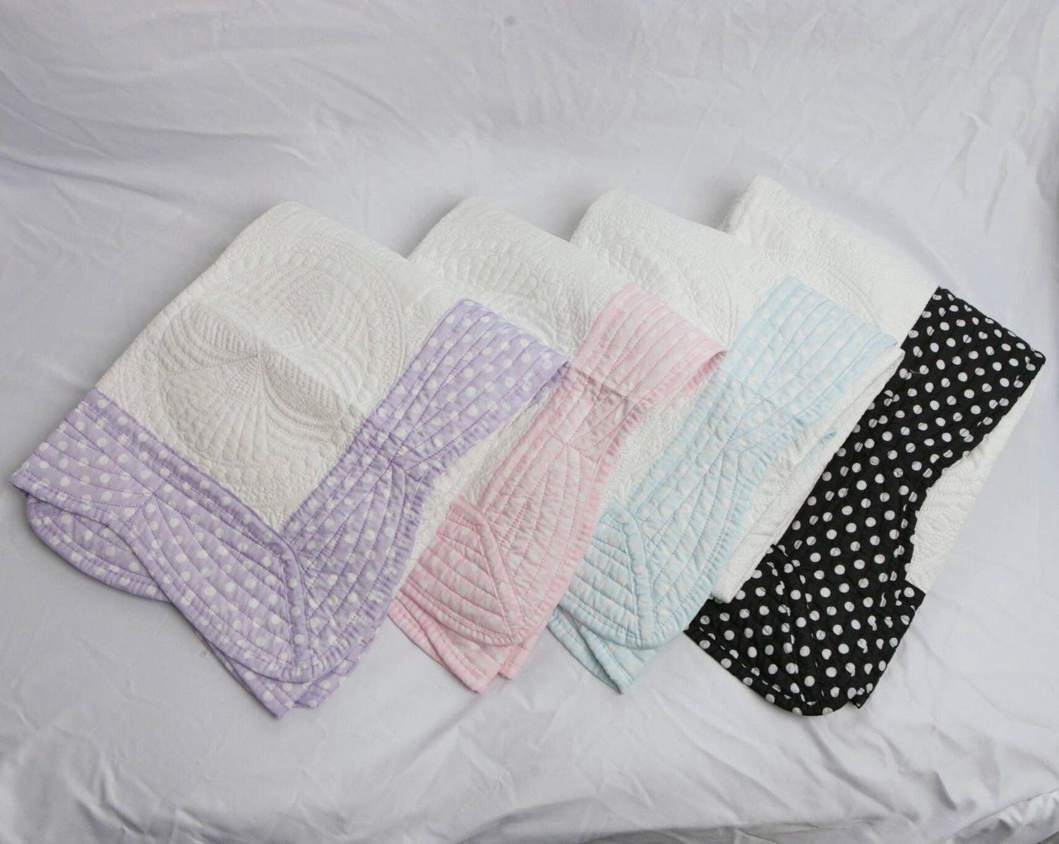 Blue Polka Dot Quilt
