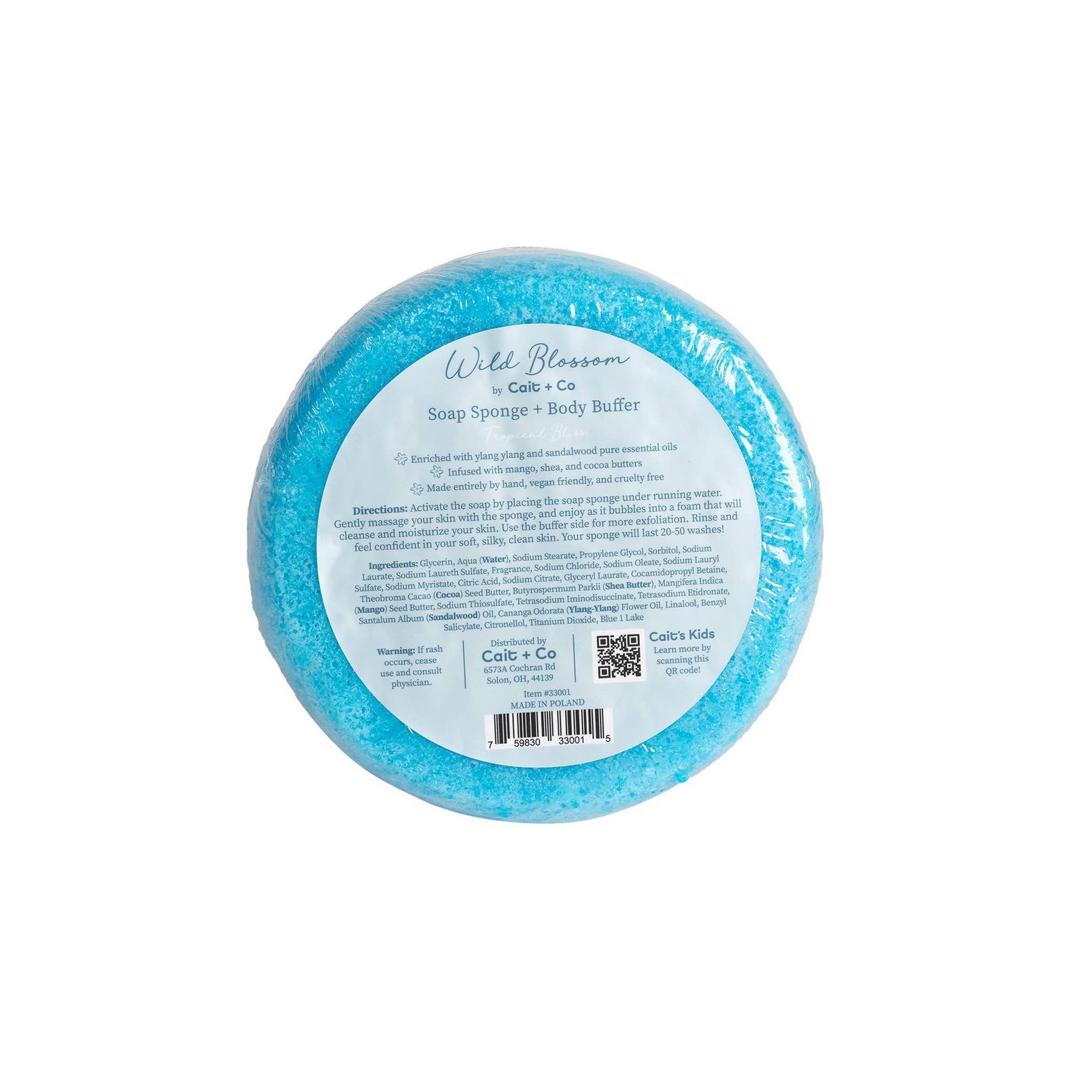 Wild Blossom Soap Infused Body Buffer-Tropical Bliss