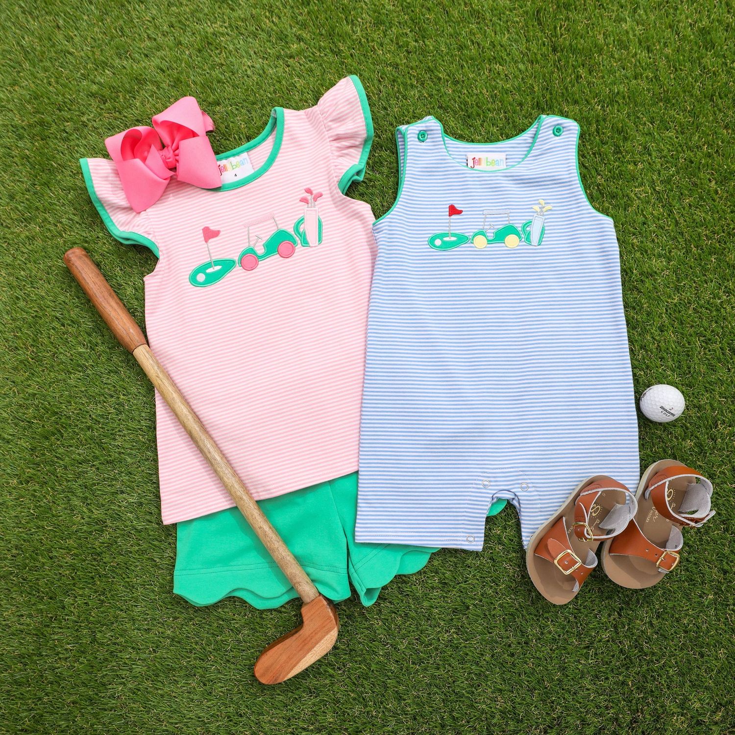 Gone Golfing Scallop Short Set