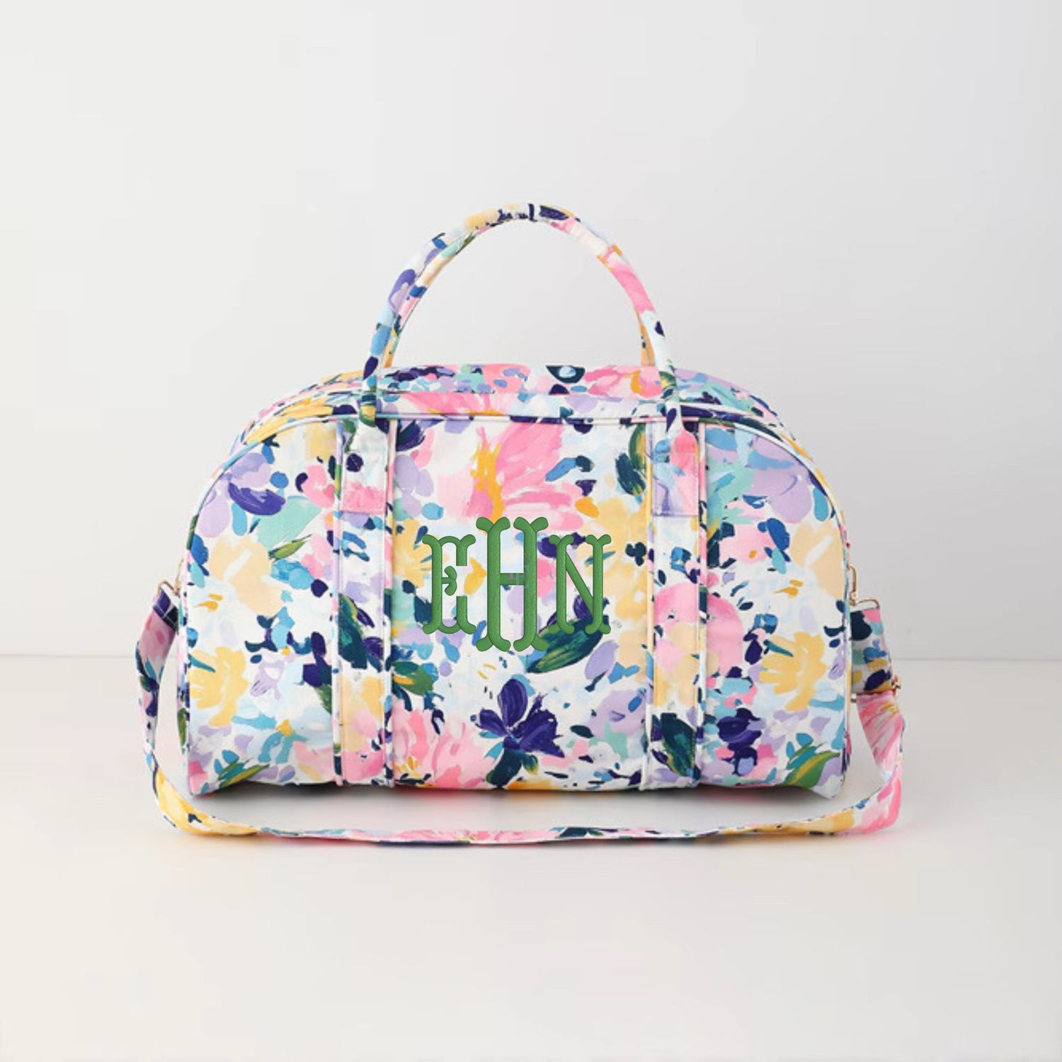 Floral Weekender Duffel Bag Sunset Meadow