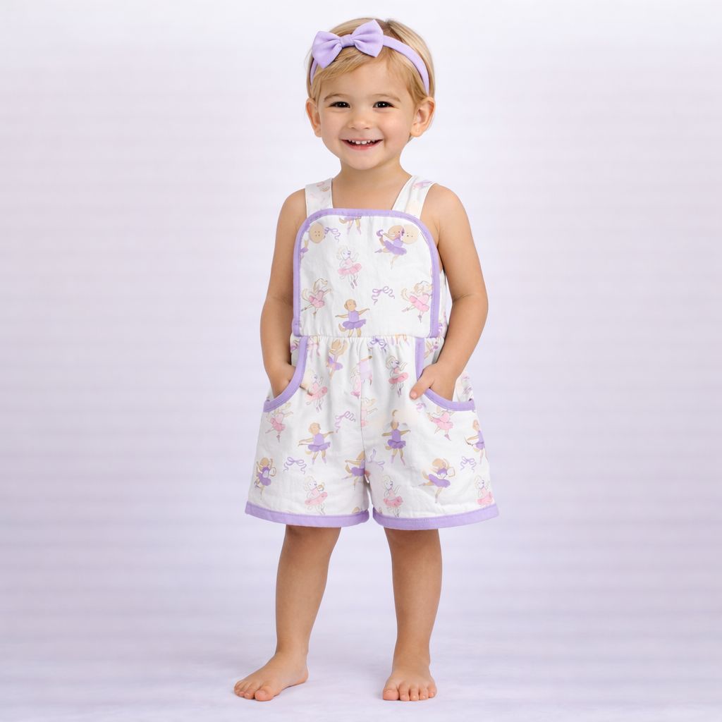 Ballerina Puppy Romper