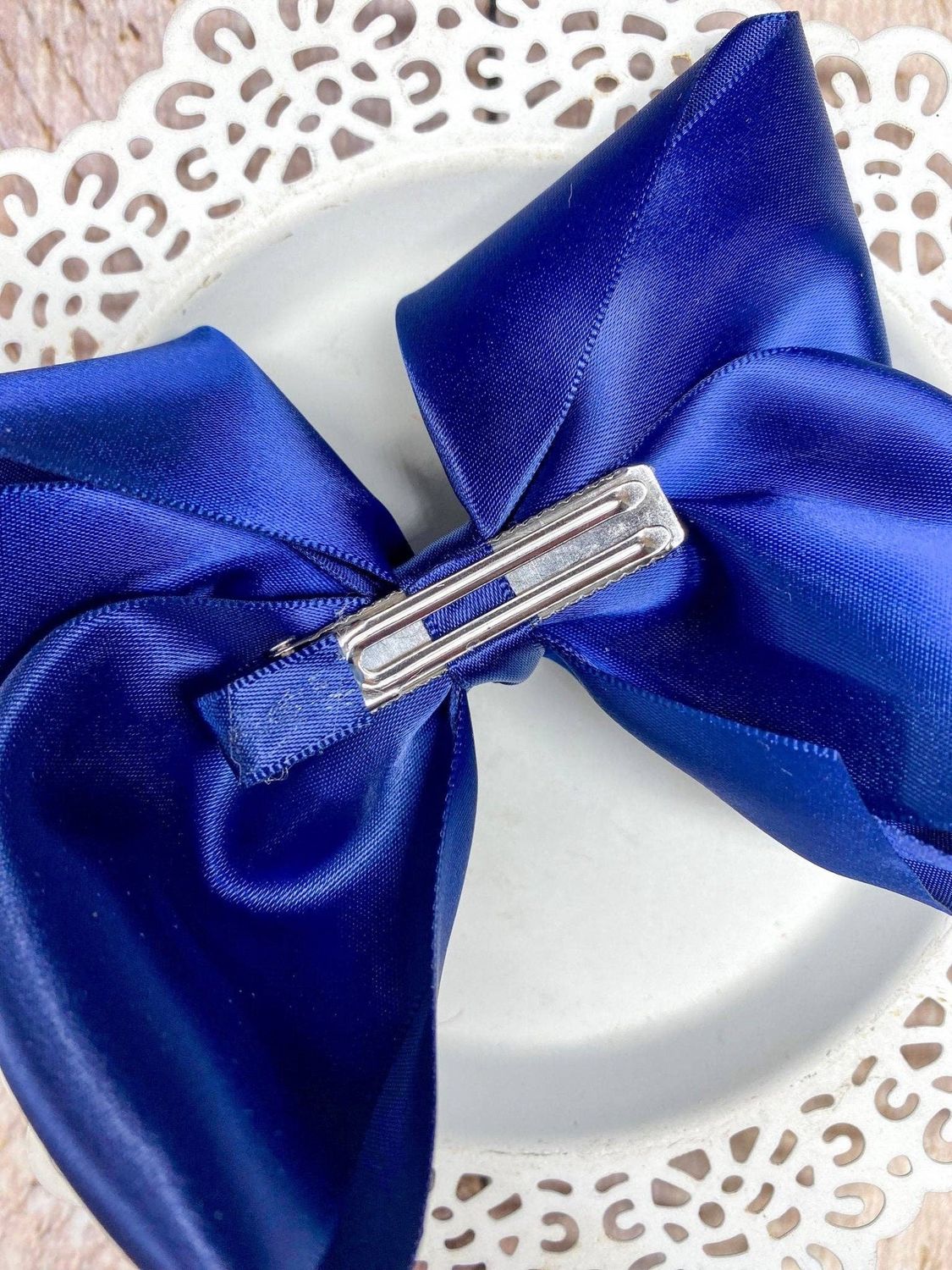 4.5" Classic Satin Hair Bows | Alligator Clips