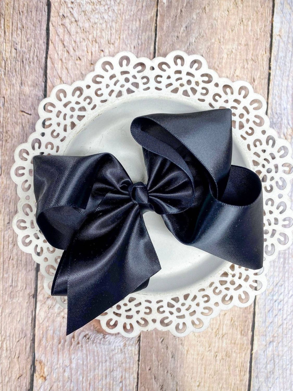4.5" Classic Satin Hair Bows | Alligator Clips