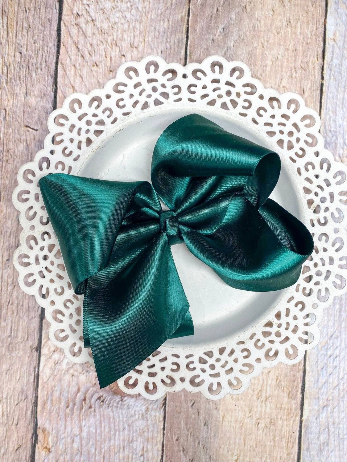 4.5" Classic Satin Hair Bows | Alligator Clips