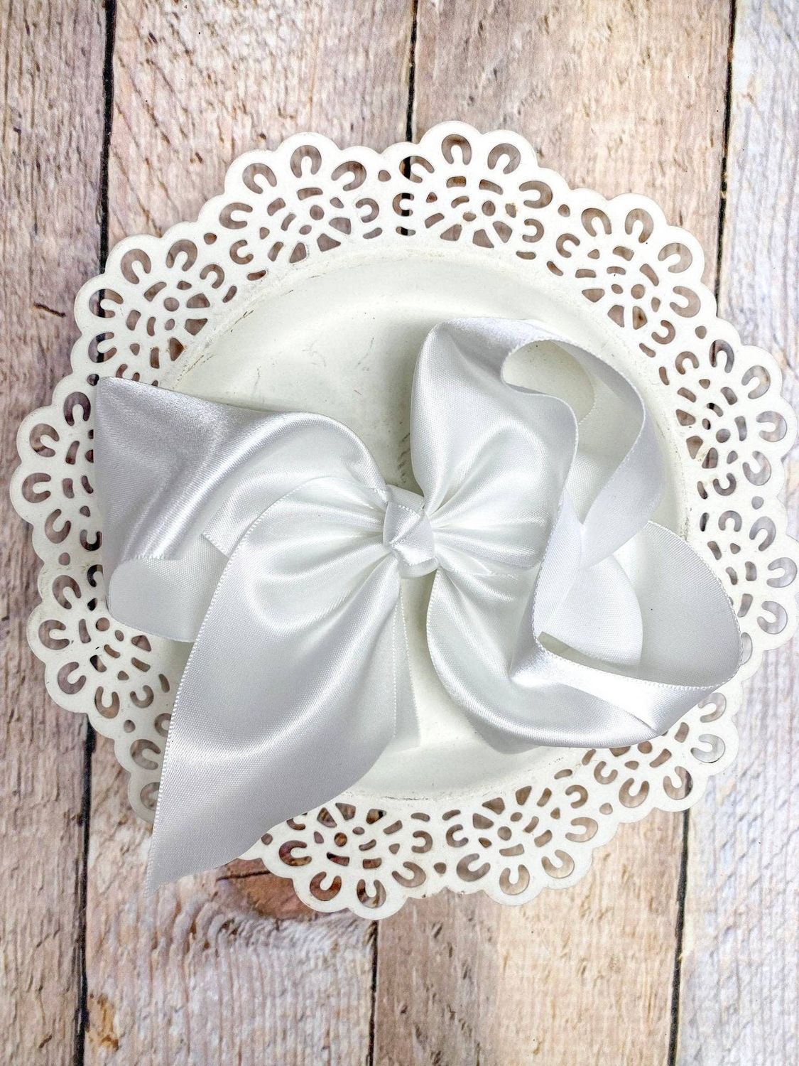 4.5" Classic Satin Hair Bows | Alligator Clips