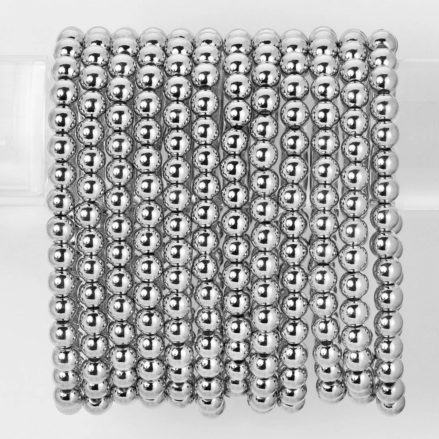 6mm Beaded Bracelet