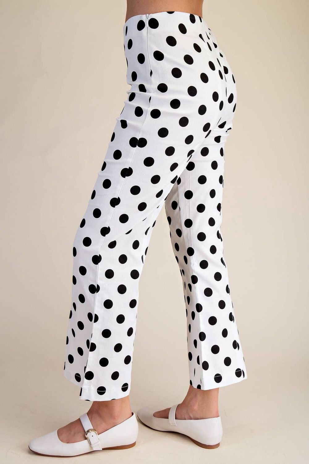 Flare Crop Dot Pants