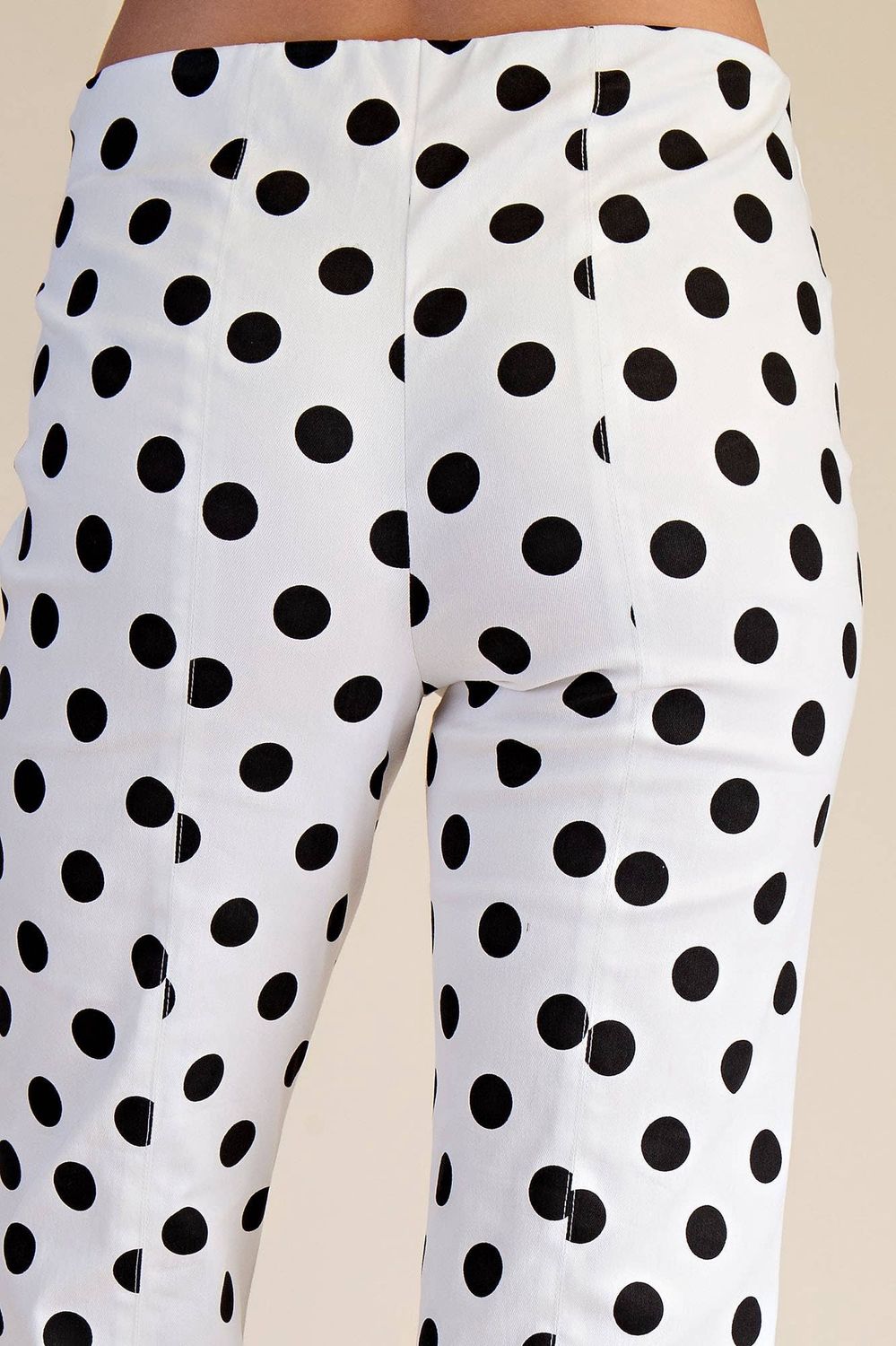 Flare Crop Dot Pants