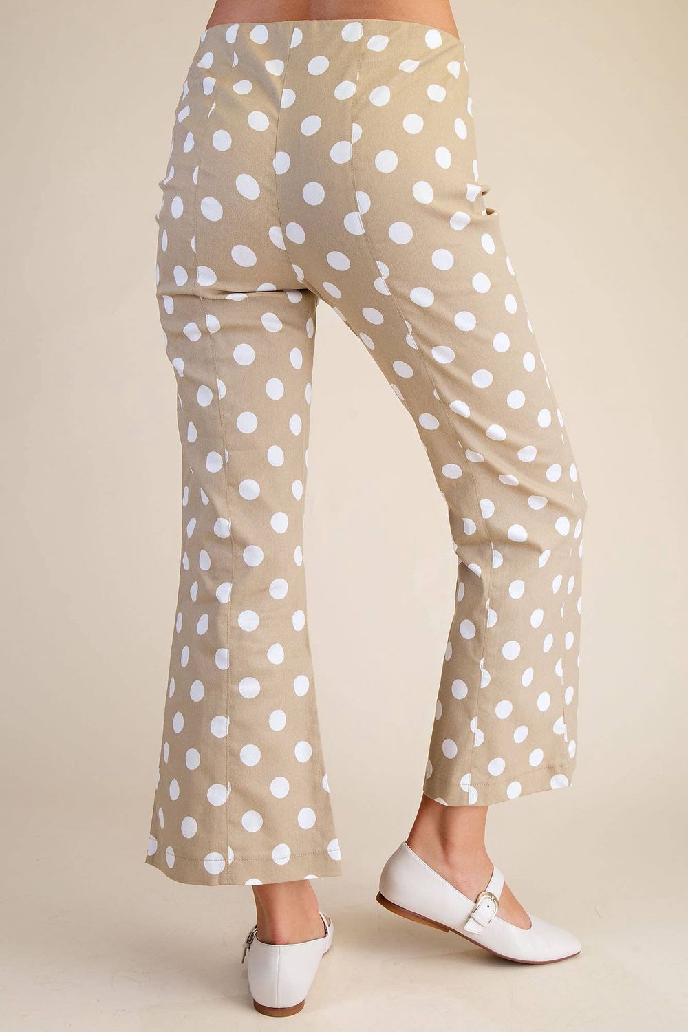 Flare Crop Dot Pants