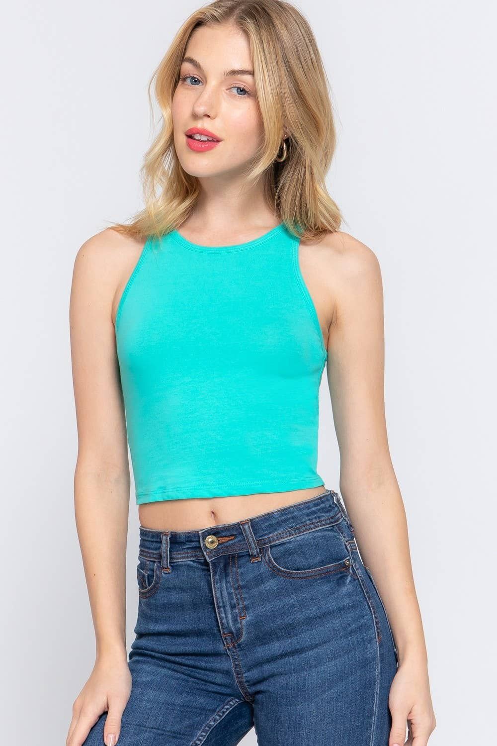 Halter Neck Crop Top
