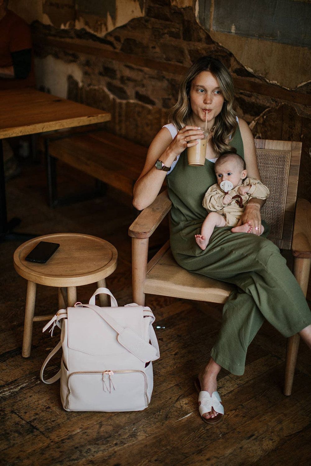 Aurora Mom Bag with Wet Dry Bag and Hooks