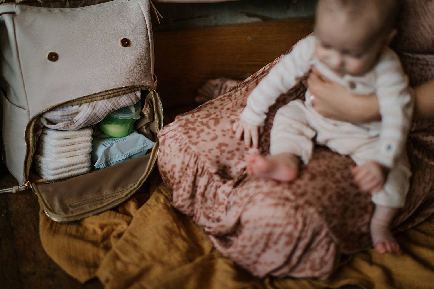 Aurora Mom Bag with Wet Dry Bag and Hooks